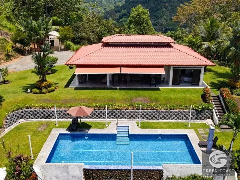 Ojochal Hillside Estate: 270-Degree Ocean & Mountain Views with Infinity Pool — view 2, Ojochal, Costa Rica