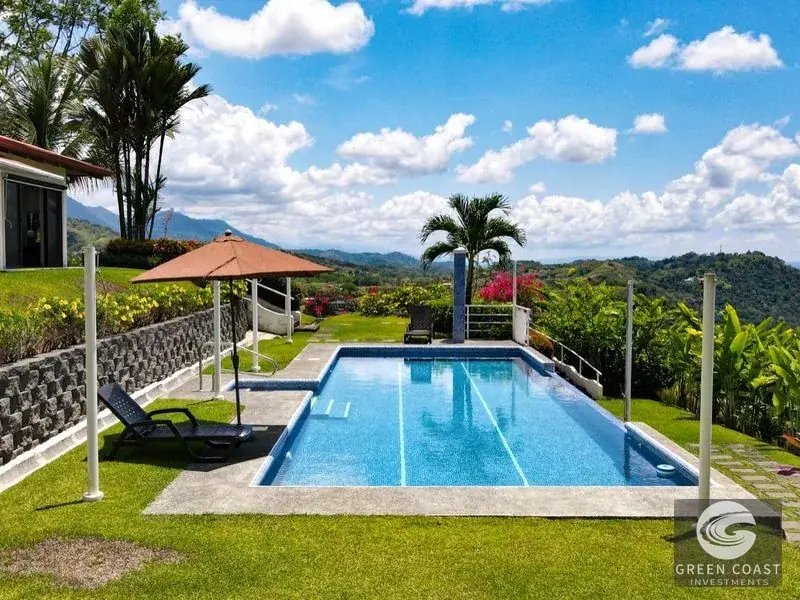 Ojochal Hillside Estate: 270-Degree Ocean & Mountain Views with Infinity Pool — view 12, Ojochal, Costa Rica
