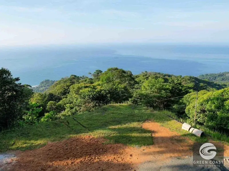 Luxury 2-Acre Ocean View Lot in Costa Verde Estates with Panoramic Whale's Tail & Sunset Vistas — view 2, Dominical, Costa Rica