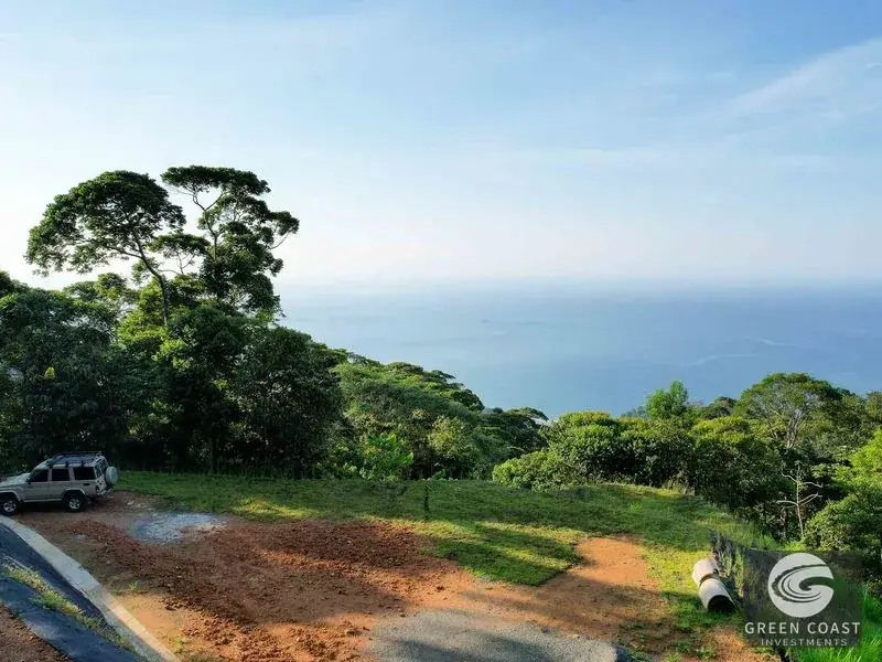 Luxury 2-Acre Ocean View Lot in Costa Verde Estates with Panoramic Whale's Tail & Sunset Vistas — view 3, Dominical, Costa Rica