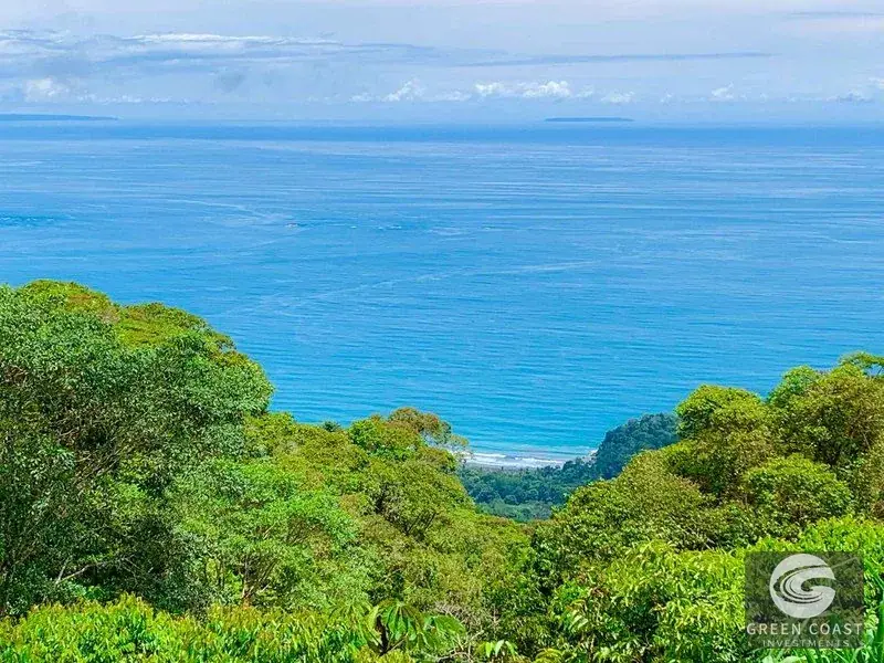 Luxury 2-Acre Ocean View Lot in Costa Verde Estates with Panoramic Whale's Tail & Sunset Vistas — view 4, Dominical, Costa Rica