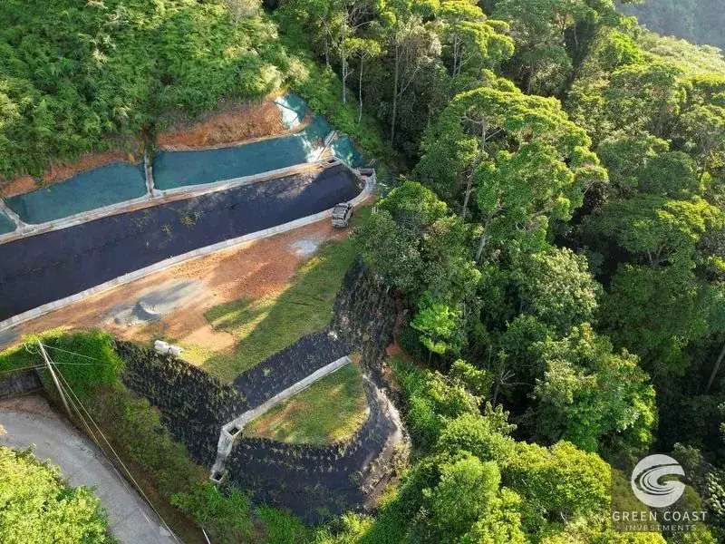 Luxury 2-Acre Ocean View Lot in Costa Verde Estates with Panoramic Whale's Tail & Sunset Vistas — view 9, Dominical, Costa Rica