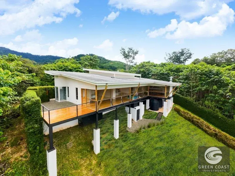 Modern Ocean-View Luxury Villa with Teak Floors and Private Pool in Ojochal — view 1, Ojochal, Ojochal, Costa Rica