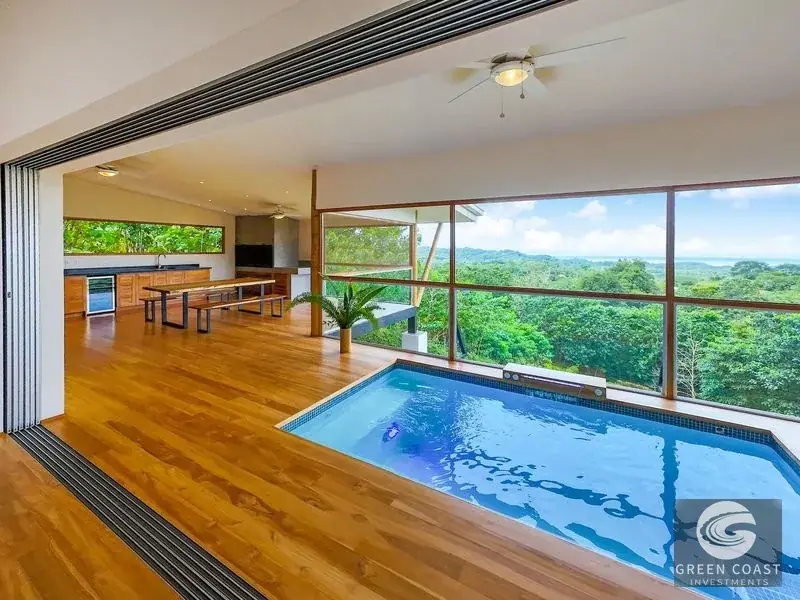 Modern Ocean-View Luxury Villa with Teak Floors and Private Pool in Ojochal — view 16, Ojochal, Ojochal, Costa Rica