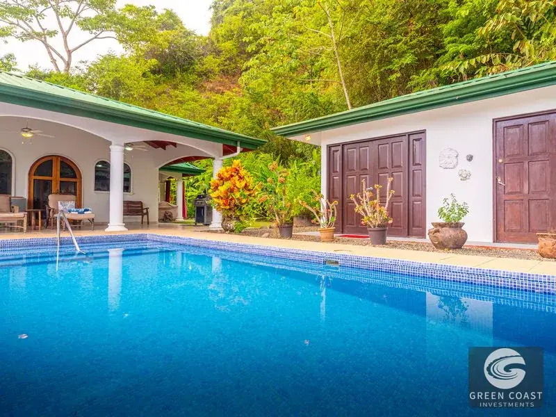 Ocean-View Front Ridge Villa with Pool & Lush Jungle Surroundings in Tres Rios — view 13, Ojochal, Costa Rica