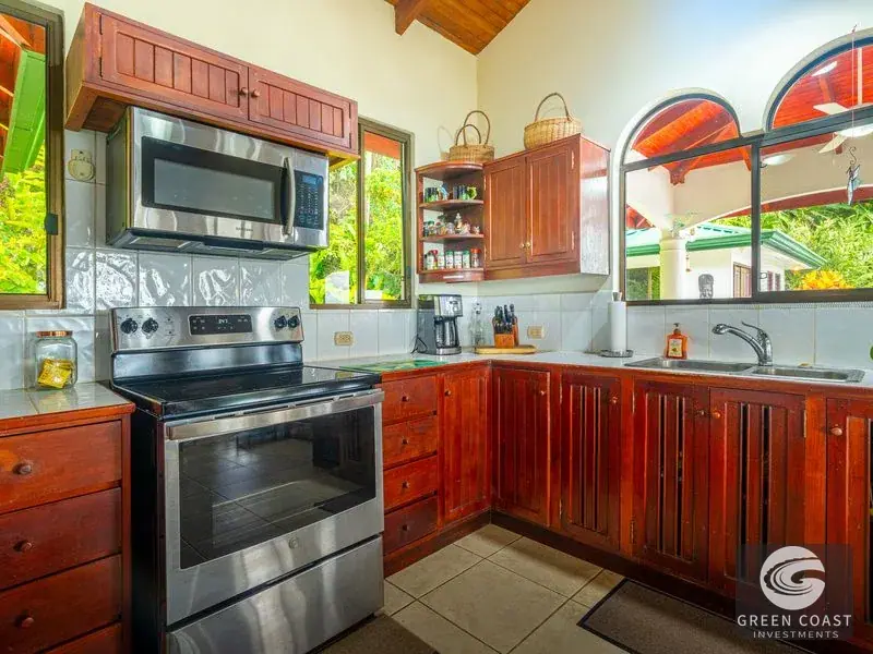 Ocean-View Front Ridge Villa with Pool & Lush Jungle Surroundings in Tres Rios — view 19, Ojochal, Costa Rica