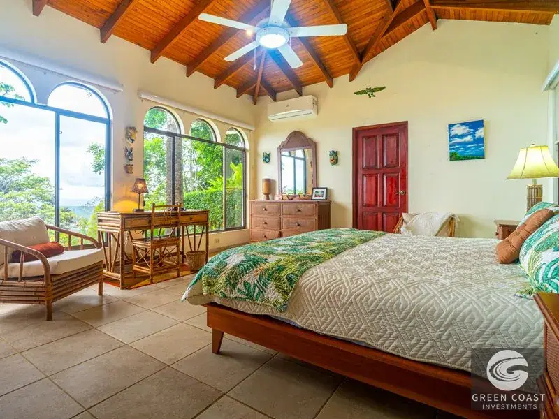 Ocean-View Front Ridge Villa with Pool & Lush Jungle Surroundings in Tres Rios — view 21, Ojochal, Costa Rica