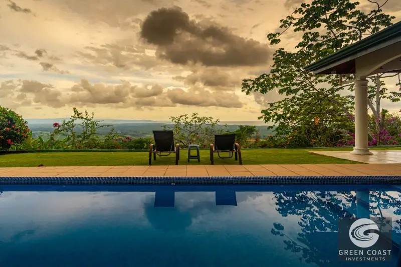 Ocean-View Front Ridge Villa with Pool & Lush Jungle Surroundings in Tres Rios — view 59, Ojochal, Costa Rica
