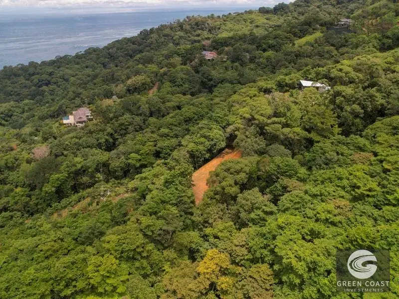 17-Acre Luxury Ocean View Estate Lot with Private Waterfalls in Exclusive Escaleras Gated Community — view 9, Dominical, Costa Rica