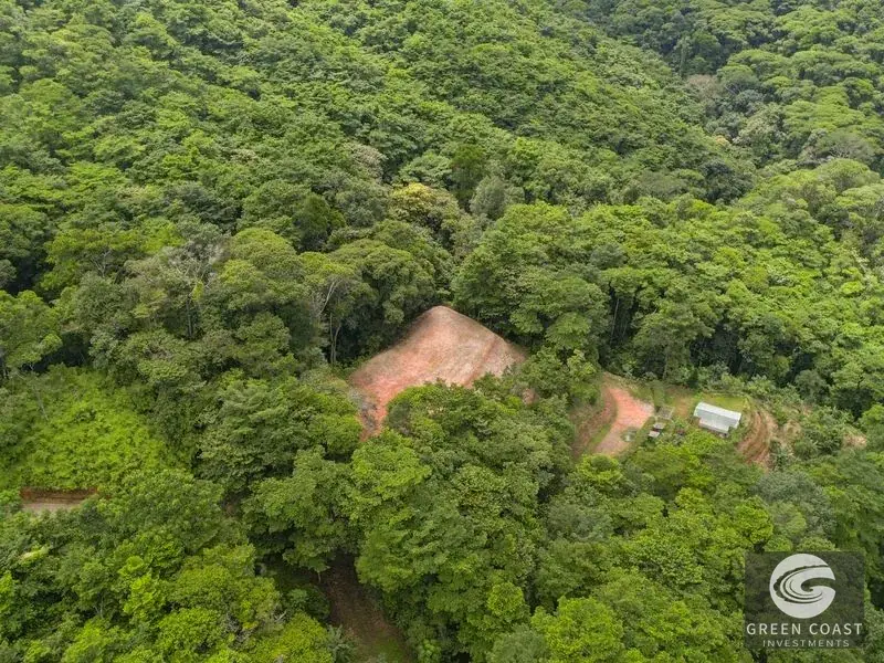 17-Acre Luxury Ocean View Estate Lot with Private Waterfalls in Exclusive Escaleras Gated Community — view 11, Dominical, Costa Rica