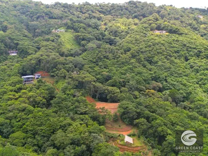 17-Acre Luxury Ocean View Estate Lot with Private Waterfalls in Exclusive Escaleras Gated Community — view 12, Dominical, Costa Rica
