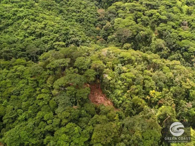 17-Acre Luxury Ocean View Estate Lot with Private Waterfalls in Exclusive Escaleras Gated Community — view 14, Dominical, Costa Rica