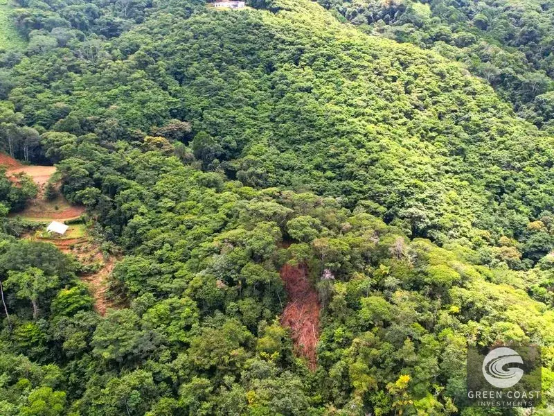 17-Acre Luxury Ocean View Estate Lot with Private Waterfalls in Exclusive Escaleras Gated Community — view 15, Dominical, Costa Rica