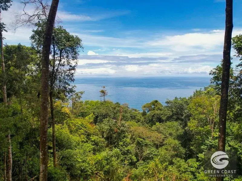 17-Acre Luxury Ocean View Estate Lot with Private Waterfalls in Exclusive Escaleras Gated Community — view 20, Dominical, Costa Rica