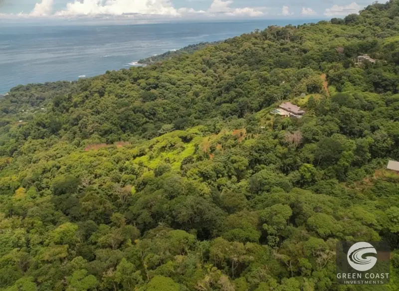 17-Acre Luxury Ocean View Estate Lot with Private Waterfalls in Exclusive Escaleras Gated Community — view 21, Dominical, Costa Rica