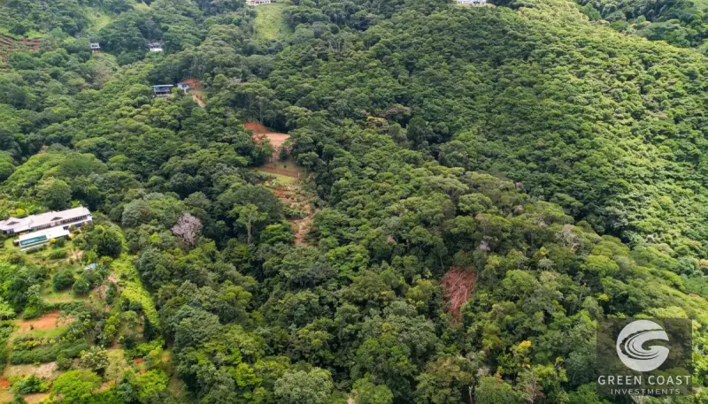 17-Acre Luxury Ocean View Estate Lot with Private Waterfalls in Exclusive Escaleras Gated Community — view 31, Dominical, Costa Rica