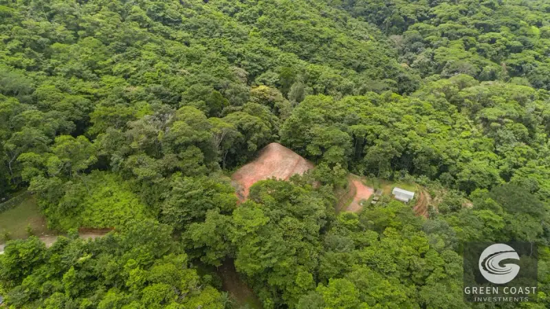 17-Acre Luxury Ocean View Estate Lot with Private Waterfalls in Exclusive Escaleras Gated Community — view 40, Dominical, Costa Rica