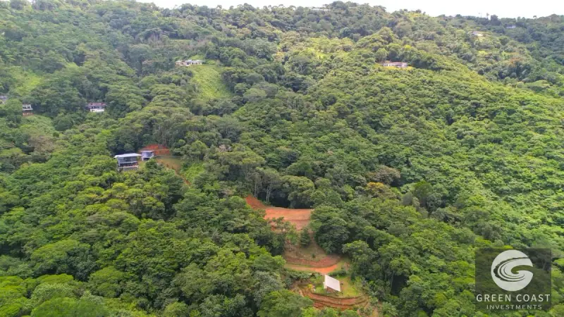 17-Acre Luxury Ocean View Estate Lot with Private Waterfalls in Exclusive Escaleras Gated Community — view 41, Dominical, Costa Rica