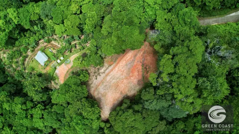 17-Acre Luxury Ocean View Estate Lot with Private Waterfalls in Exclusive Escaleras Gated Community — view 48, Dominical, Costa Rica
