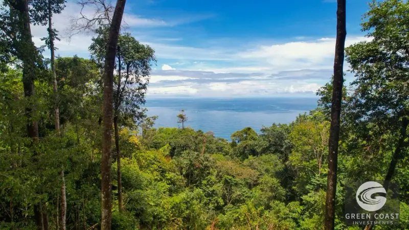 17-Acre Luxury Ocean View Estate Lot with Private Waterfalls in Exclusive Escaleras Gated Community — view 49, Dominical, Costa Rica
