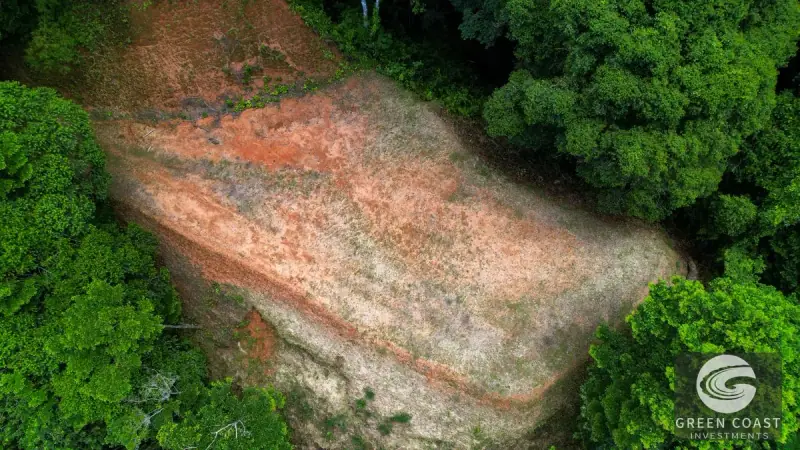 17-Acre Luxury Ocean View Estate Lot with Private Waterfalls in Exclusive Escaleras Gated Community — view 53, Dominical, Costa Rica