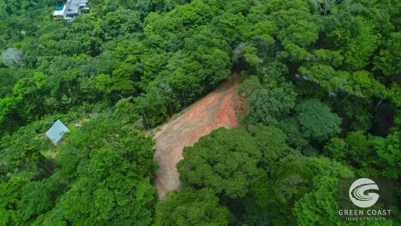 17-Acre Luxury Ocean View Estate Lot with Private Waterfalls in Exclusive Escaleras Gated Community — view 54, Dominical, Costa Rica