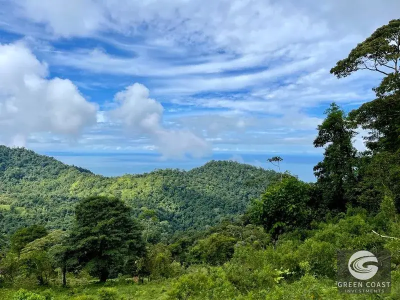 83-Acre Ocean View Mountain Estate with Waterfalls and Natural Springs in Uvita — view 3, Bahía Ballena, Osa, Costa Rica