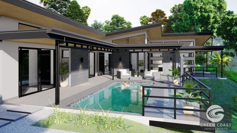 Pre-Construction 3BR Oasis with Pool and Creek Views in Playa Hermosa — view 29, Bahía Ballena, Osa, Costa Rica