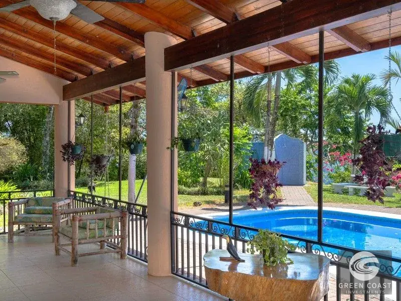 4-Bed Platanillo Mountain & Ocean View Estate with Curved Pool & Fruit Orchards on 5 Acres — view 9, Platanillo, Perez Zeledon, Costa Rica
