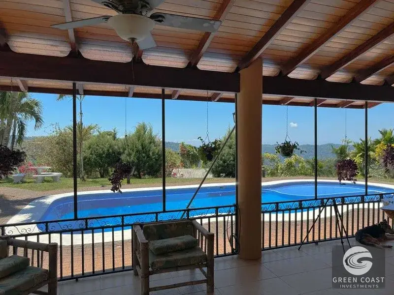 4-Bed Platanillo Mountain & Ocean View Estate with Curved Pool & Fruit Orchards on 5 Acres — view 10, Platanillo, Perez Zeledon, Costa Rica