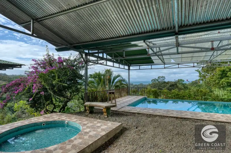 Ocean-View Lot in Uvita with Pool, Casita, and Ready-to-Build Main Site — view 33, Uvita, Costa Rica