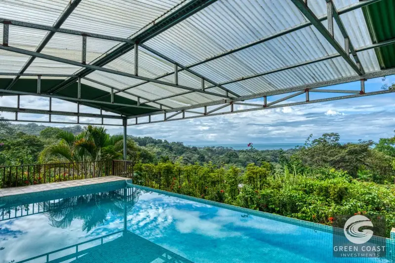 Ocean-View Lot in Uvita with Pool, Casita, and Ready-to-Build Main Site — view 45, Uvita, Costa Rica