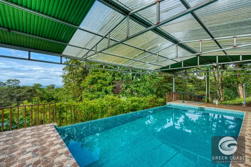 Ocean-View Lot in Uvita with Pool, Casita, and Ready-to-Build Main Site — view 46, Uvita, Costa Rica