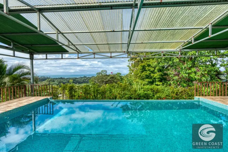 Ocean-View Lot in Uvita with Pool, Casita, and Ready-to-Build Main Site — view 53, Uvita, Costa Rica