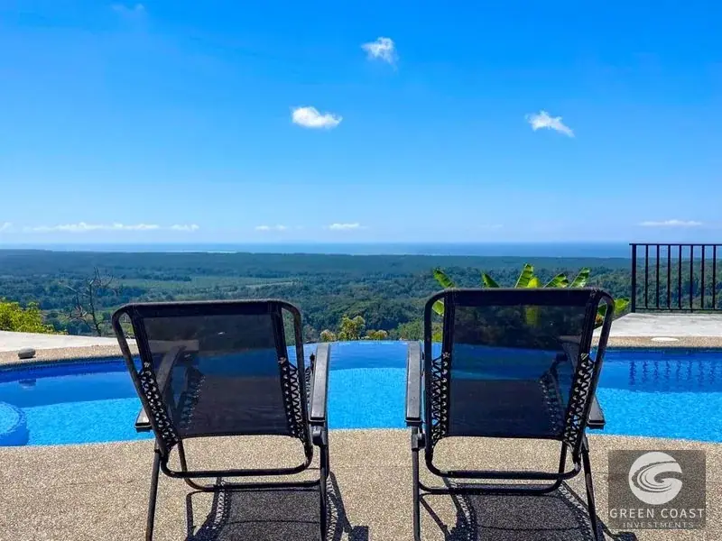 Ocean-View Tres Rios Estate with Infinity Pool, Guest Casita, and Active Orchard — view 3, Ojochal, Costa Rica