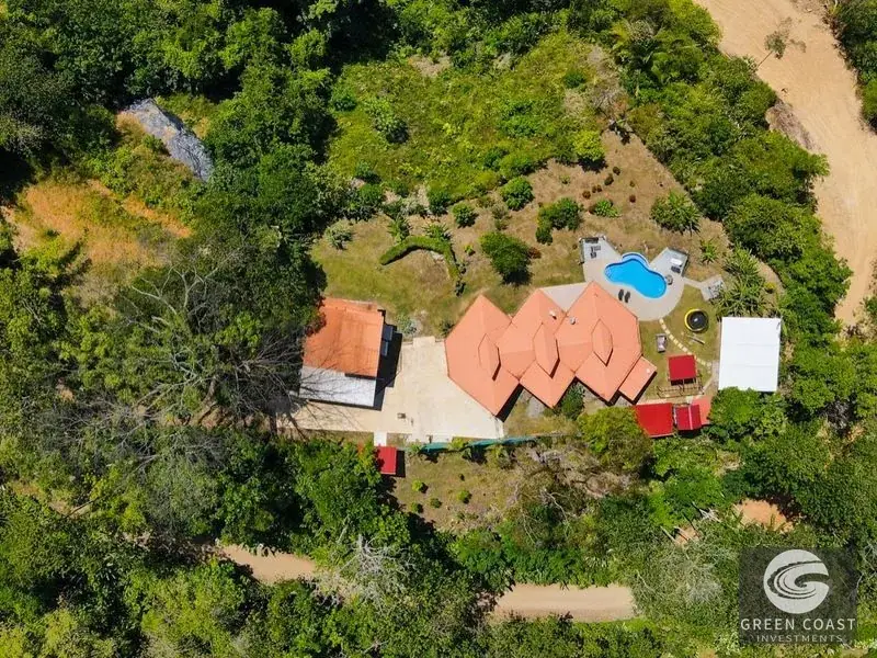 Ocean-View Tres Rios Estate with Infinity Pool, Guest Casita, and Active Orchard — view 5, Ojochal, Costa Rica