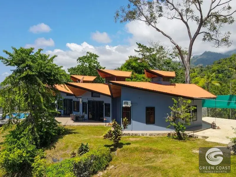 Ocean-View Tres Rios Estate with Infinity Pool, Guest Casita, and Active Orchard — view 8, Ojochal, Costa Rica