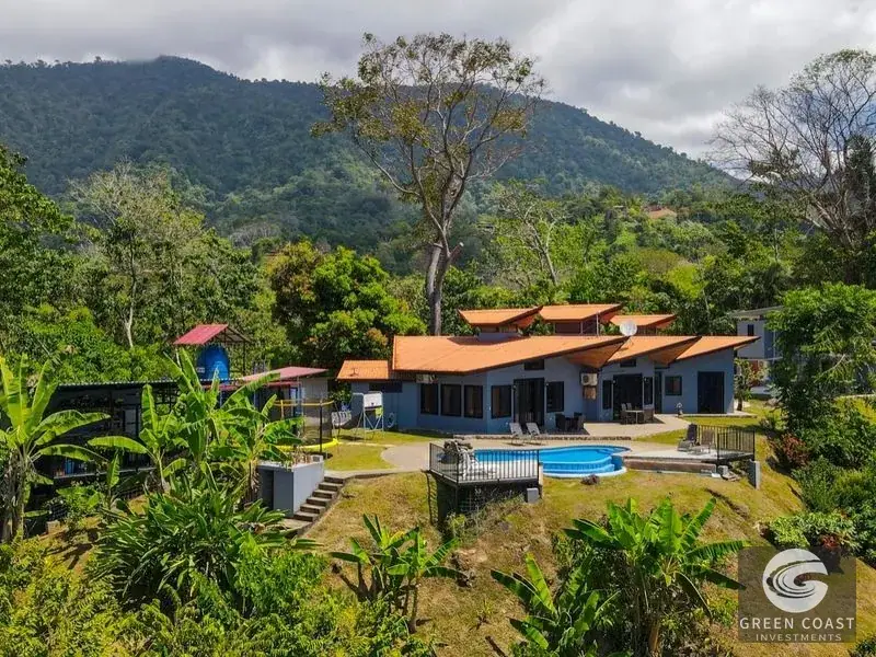 Ocean-View Tres Rios Estate with Infinity Pool, Guest Casita, and Active Orchard — view 9, Ojochal, Costa Rica
