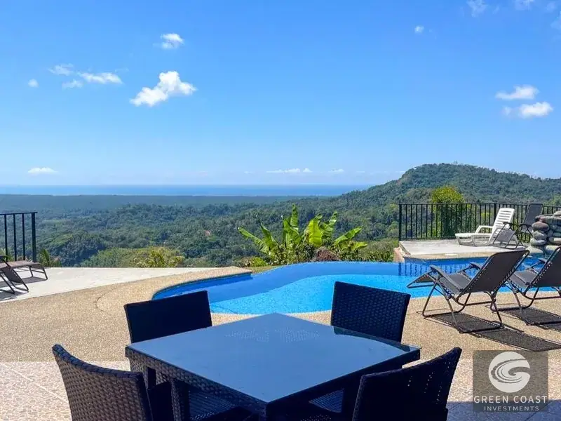 Ocean-View Tres Rios Estate with Infinity Pool, Guest Casita, and Active Orchard — view 13, Ojochal, Costa Rica