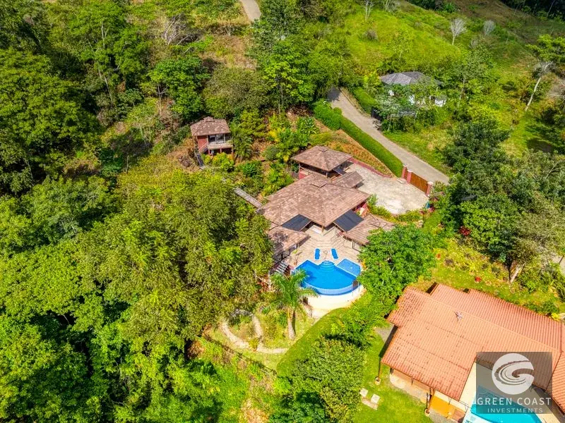 Luxury Dominical Estate with 3 Villas, Infinity Pool & Panoramic Pacific Views — view 3, Dominical, Costa Rica