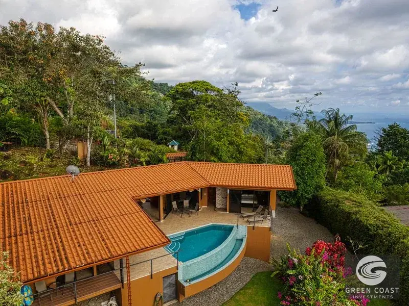 Luxury Escaleras Ocean-View Villa with Infinity Pool & Expansion Potential in Dominical — view 2, Dominical, Costa Rica