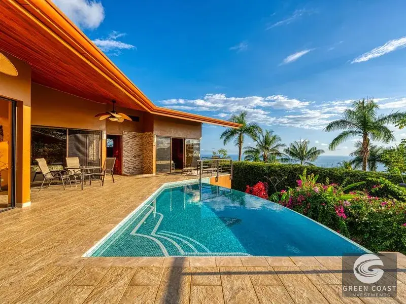 Luxury Escaleras Ocean-View Villa with Infinity Pool & Expansion Potential in Dominical — view 4, Dominical, Costa Rica