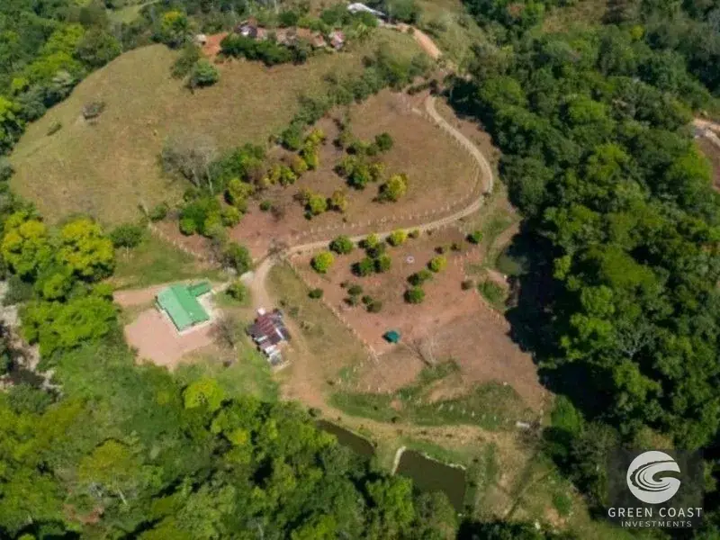 San Isidro Riverfront Farm: 30 Acres with 6 Private Lakes, Springs & Rustic Furnished Home — view 7, Perez Zeledon, Costa Rica