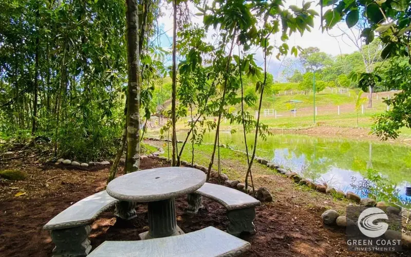 San Isidro Riverfront Farm: 30 Acres with 6 Private Lakes, Springs & Rustic Furnished Home — view 36, Perez Zeledon, Costa Rica