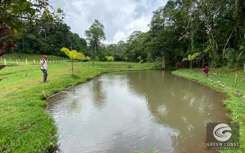 San Isidro Riverfront Farm: 30 Acres with 6 Private Lakes, Springs & Rustic Furnished Home — view 60, Perez Zeledon, Costa Rica