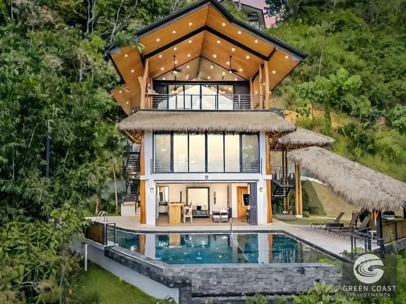 Luxury 4BR Ocean-View Villa with Infinity Pool in Exclusive Dominical Gated Community — view 2, Dominical, Costa Rica