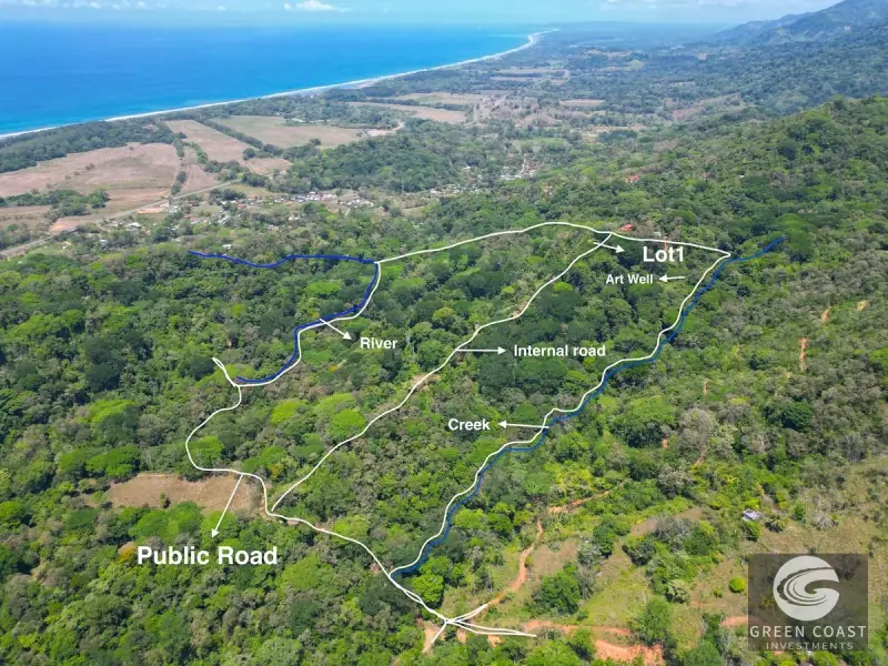 69-Acre Ocean-View Development Land Near Dominical with 10+ Ready Building Pads — view 31, Dominical, Costa Rica