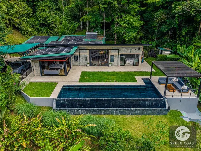 Eco-Luxury Off-Grid Homestead: 5.4-Acre Mountain Haven with Ocean Views in Tinamastes — view 11, Dominical, Osa, Costa Rica