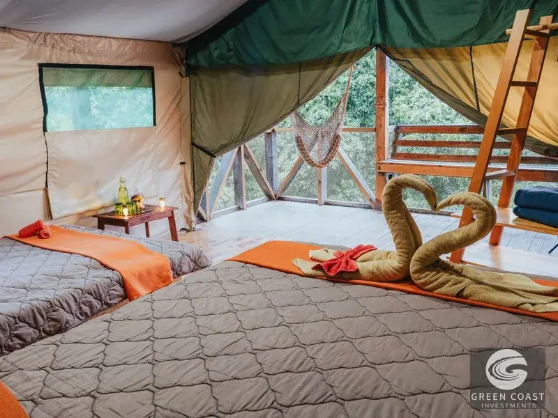 Eco-Lodge Sanctuary in Dota Cloud Forest: 10 Furnished Tented Bungalows with Panoramic Views — view 7, Dota, Costa Rica