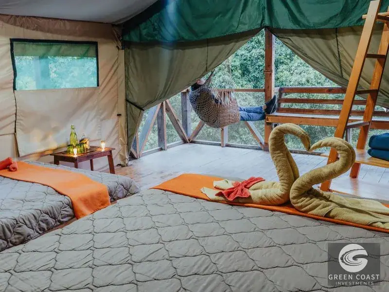 Eco-Lodge Sanctuary in Dota Cloud Forest: 10 Furnished Tented Bungalows with Panoramic Views — view 10, Dota, Costa Rica